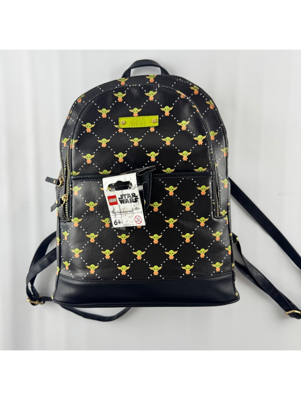 Disney Star Wars Mandalorian New Mini Backpack w/ Mini Figure and Ceramic Figure